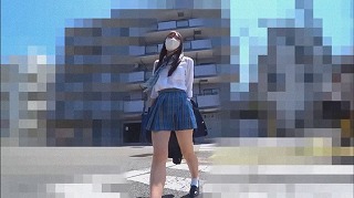 路線バスでアヘ顔ベロ出し潮吹きしちゃう青チェJKちゃん_キャプチャ画像_01